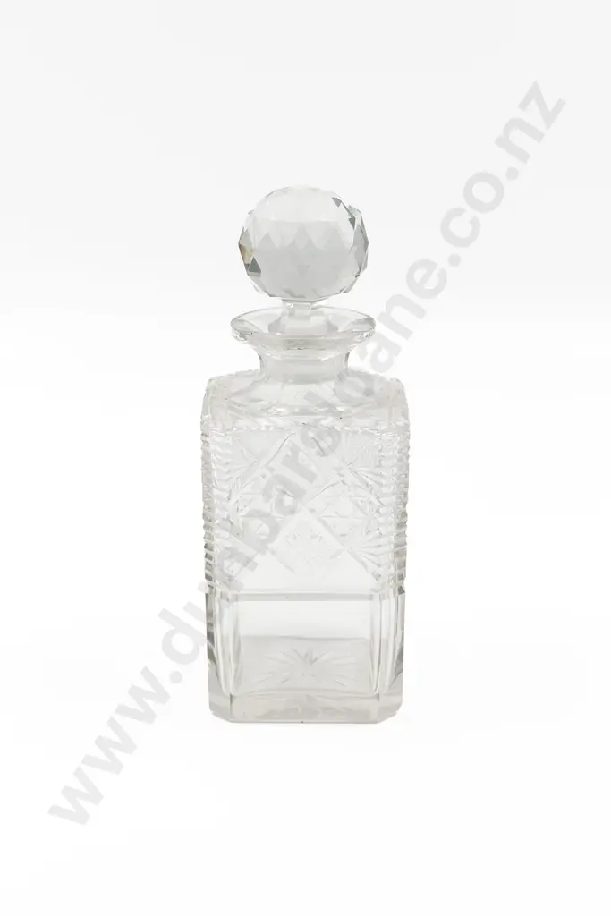 Edwardian Crystal Spirit Decanter Image 1++