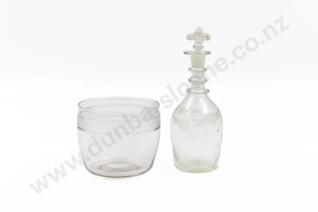 Victorian Plain Crystal FInger Bowl Image 1++