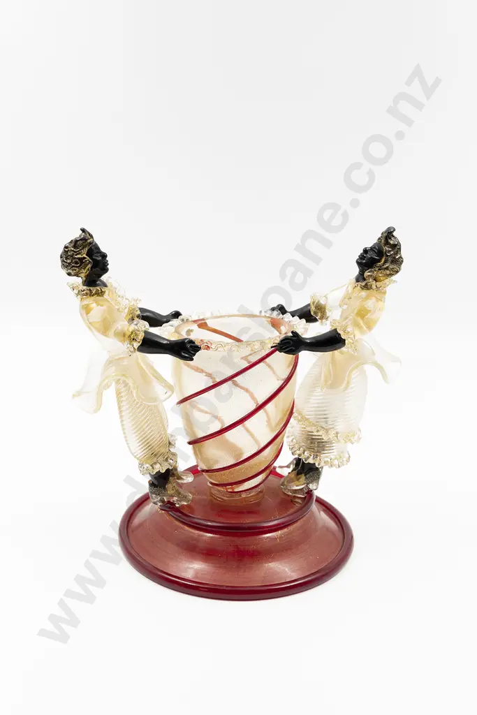 Mid C20th Murano Table Centerpiece Vase Image 1++