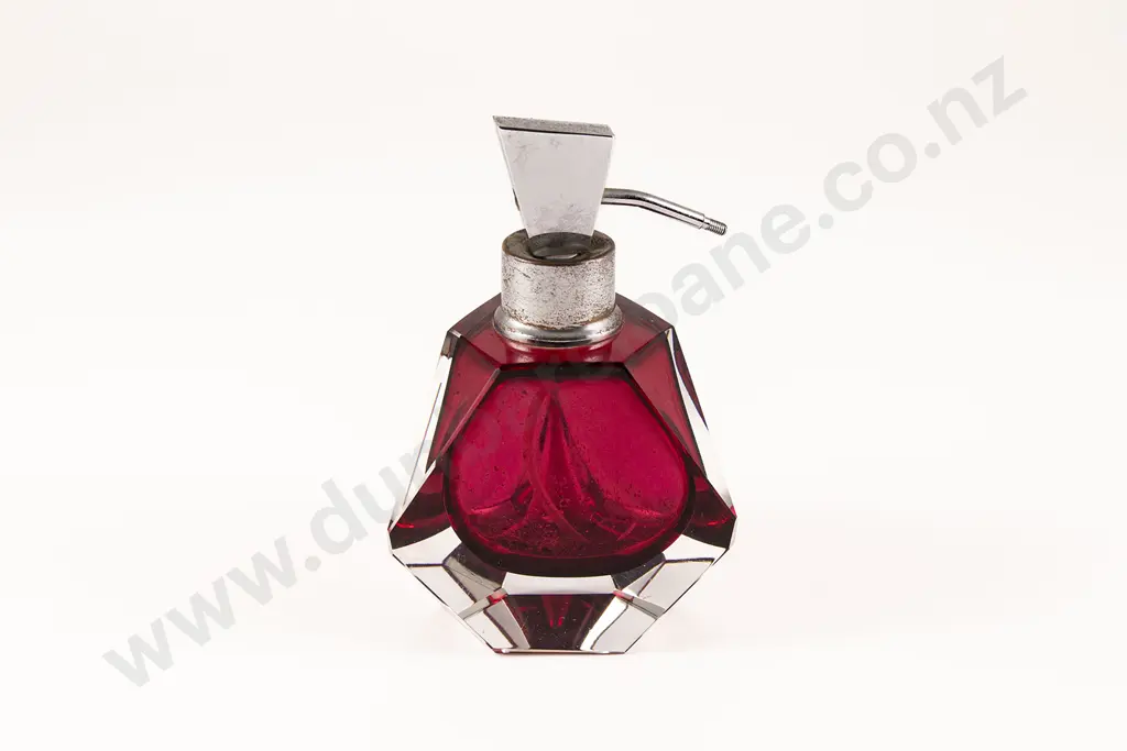 Mid C20th Murano Sommerso Style Scent Atomiser Image 1++
