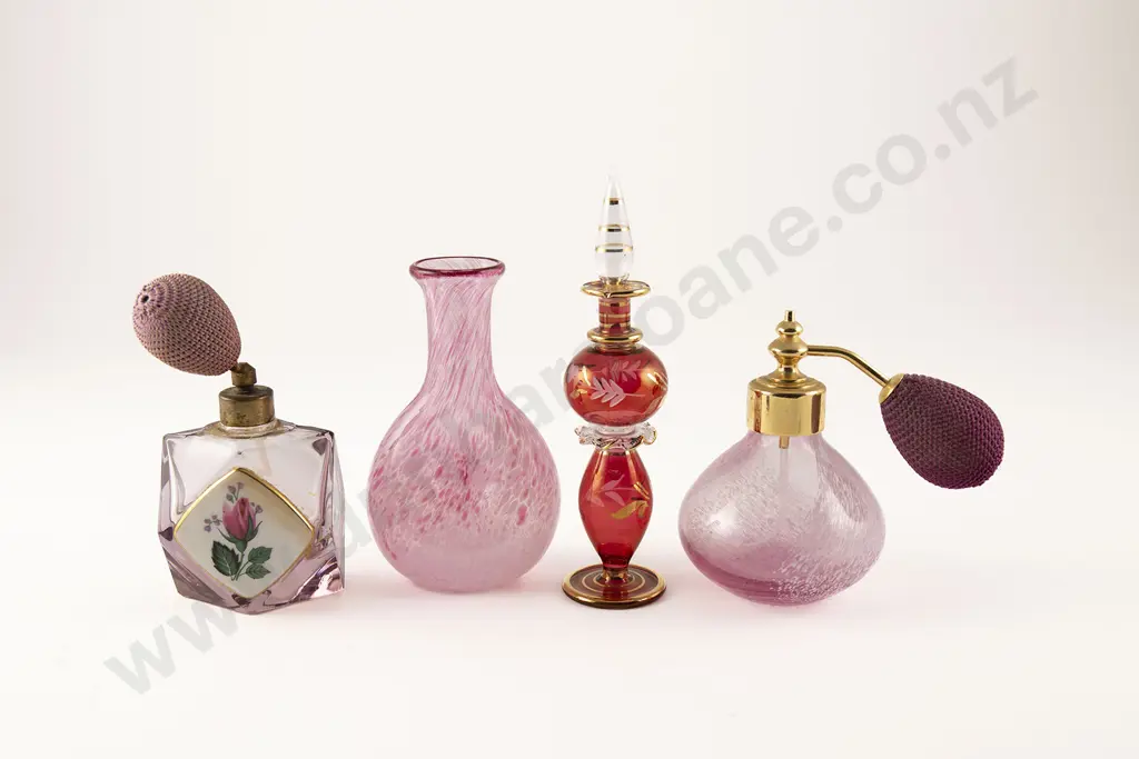 Four Various Scent Atomiser and Bottles Image 1++