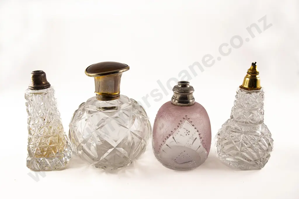 Six Victorian Scent Bottles Image 1++