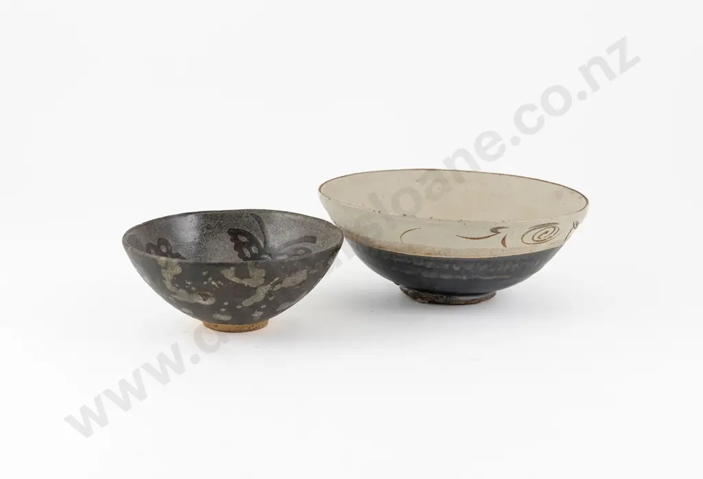 Two Chinese Song Dynasty Style Food Bowls Image 1++