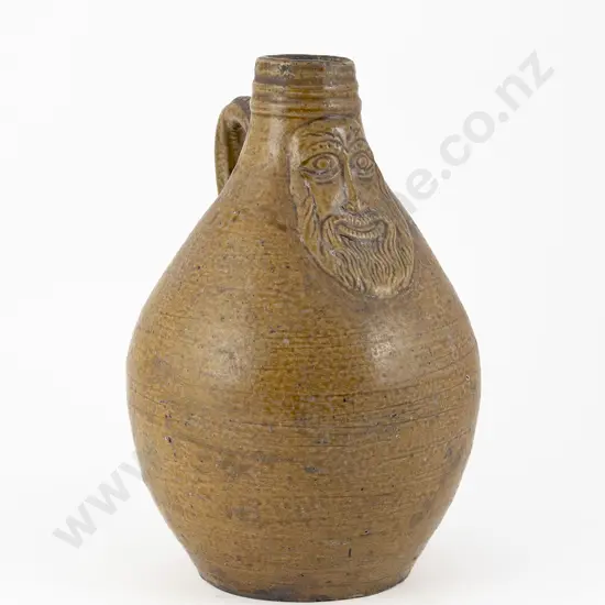 C17th/C18th German Salt Glazed Bellarmine