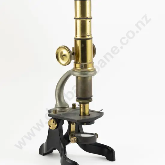 Early C20th Boxed Monocular Microscope