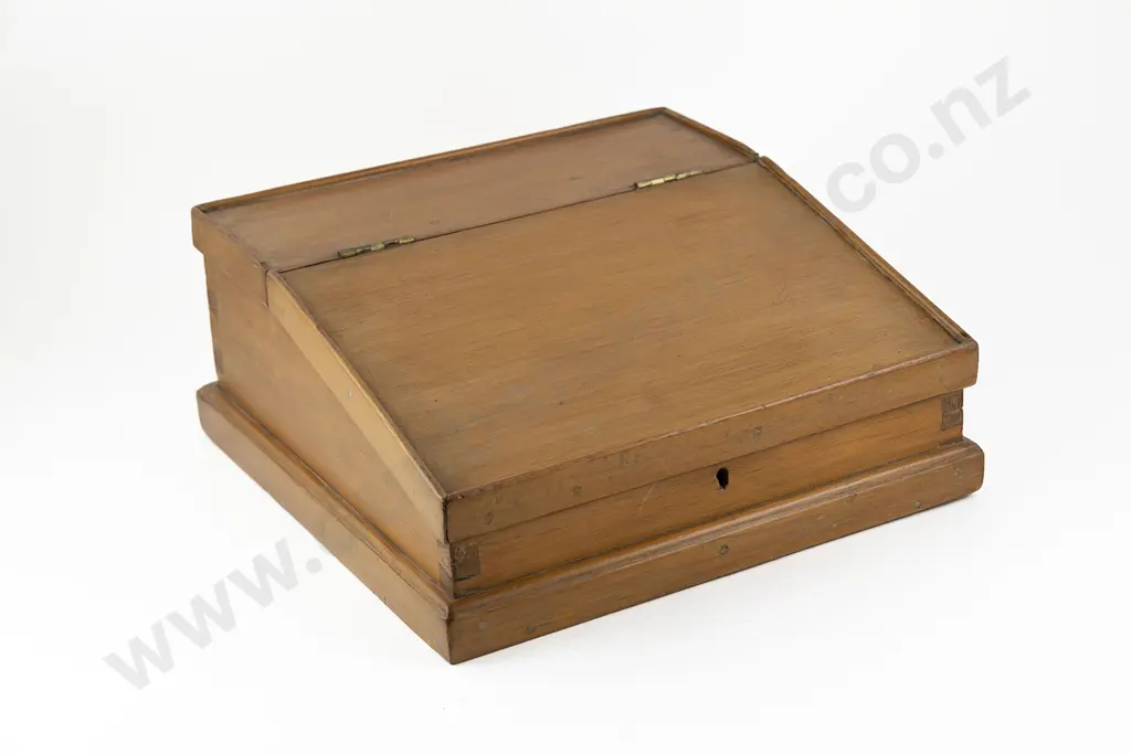 Early C20th Fruitwood Desk Top Writing Slope Image 1++