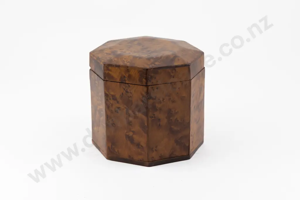 All Burr Kauri Octogonal Sided Box Image 1++