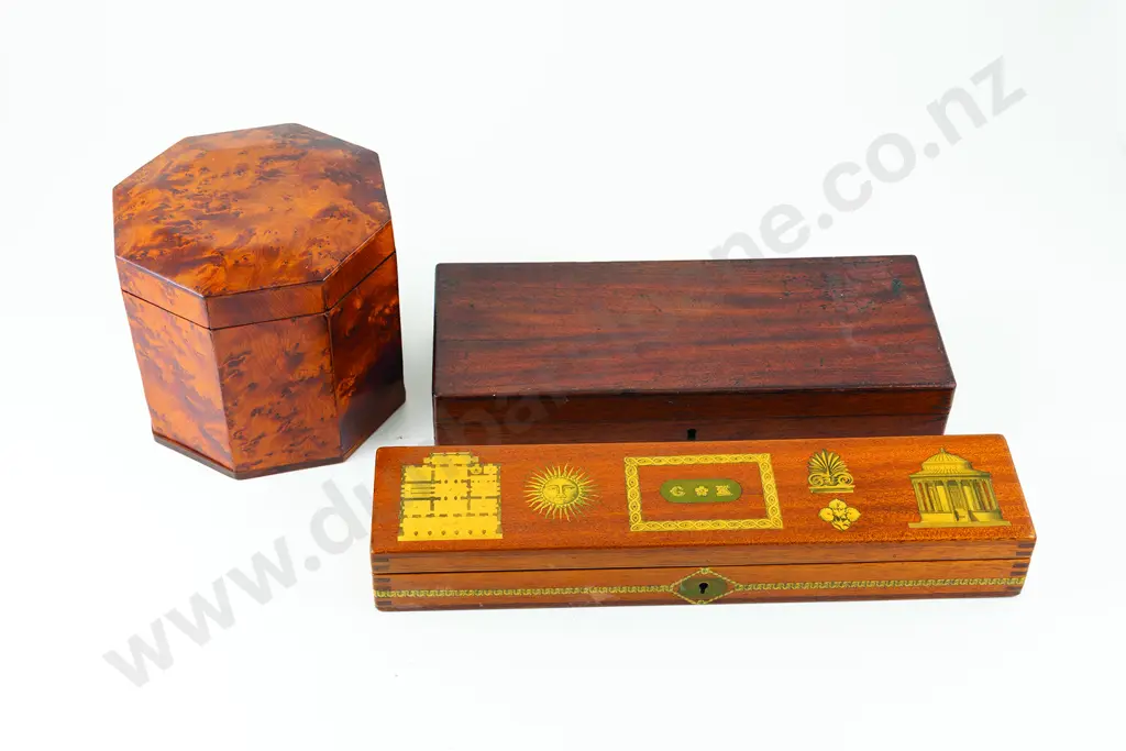 All Burr Kauri Octogonal Sided Box Image 1++