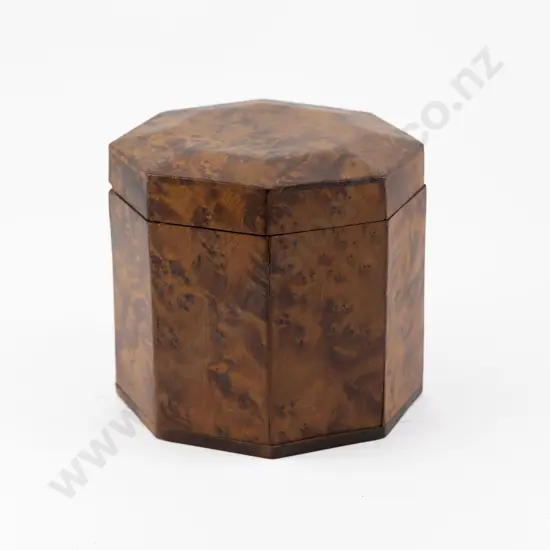 All Burr Kauri Octogonal Sided Box