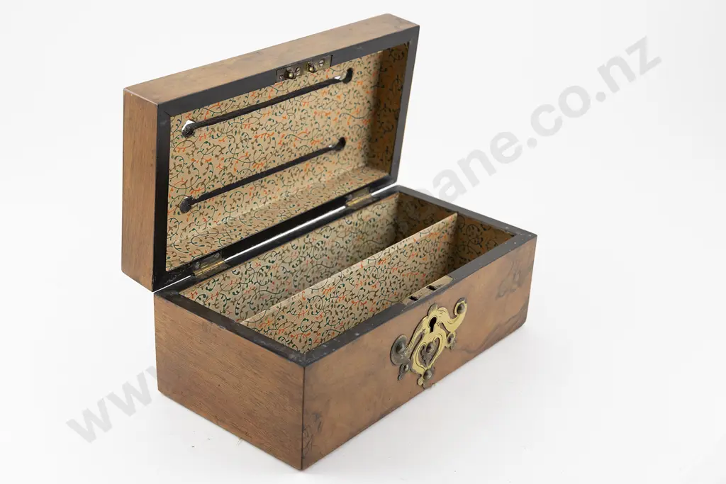 Victorian Walnut 'Answered and Unanswered' Box Image 1++