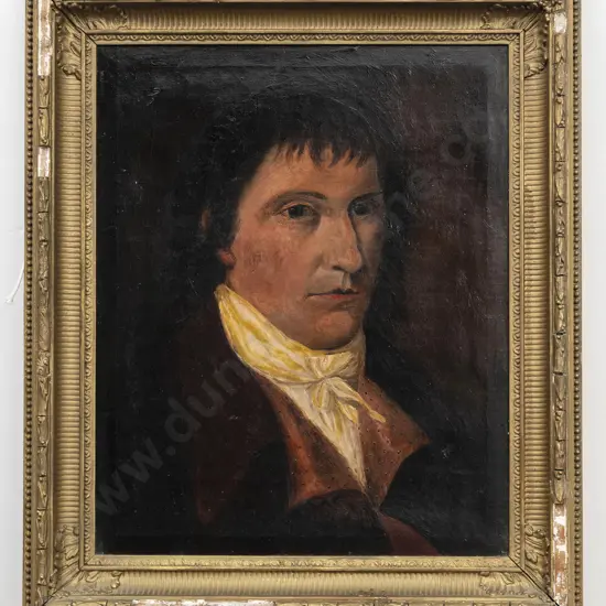 19th Century School - Portrait Of A Gent