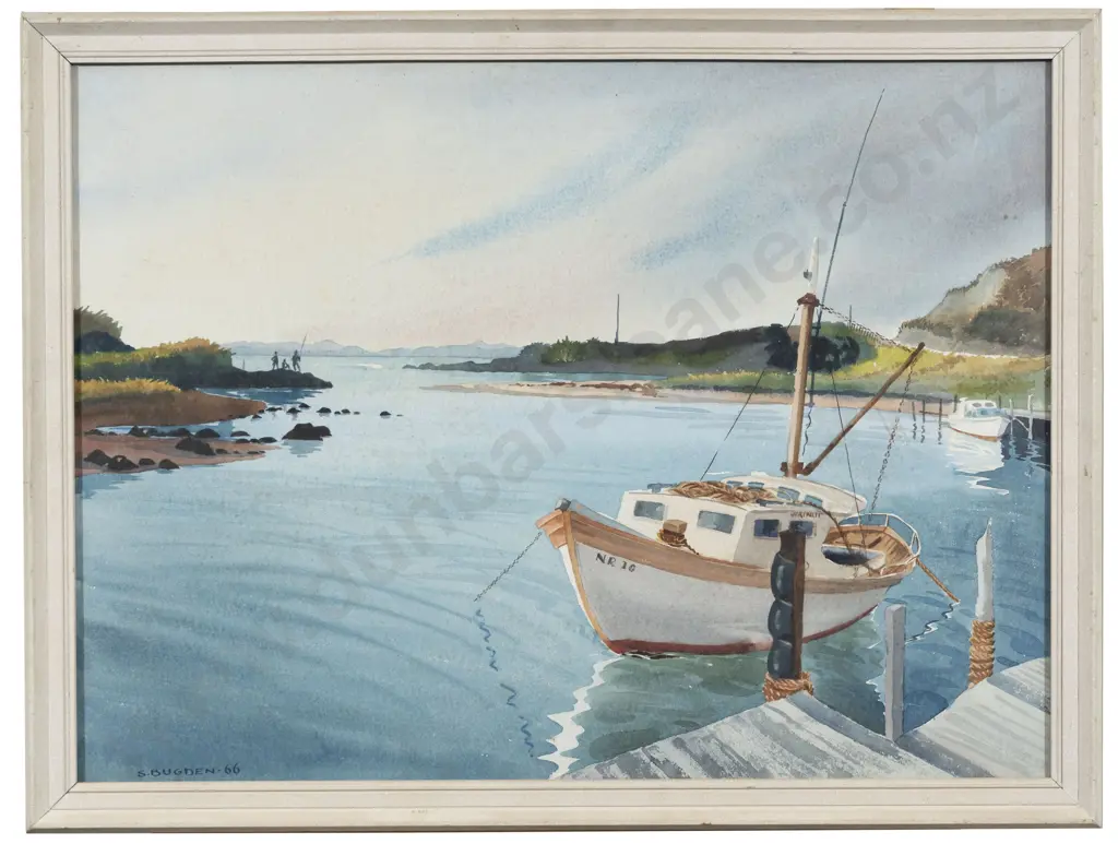 S Bugden Costal Inlet Scene Image 1++