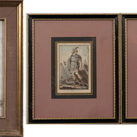 Pair Classical Costume Prints