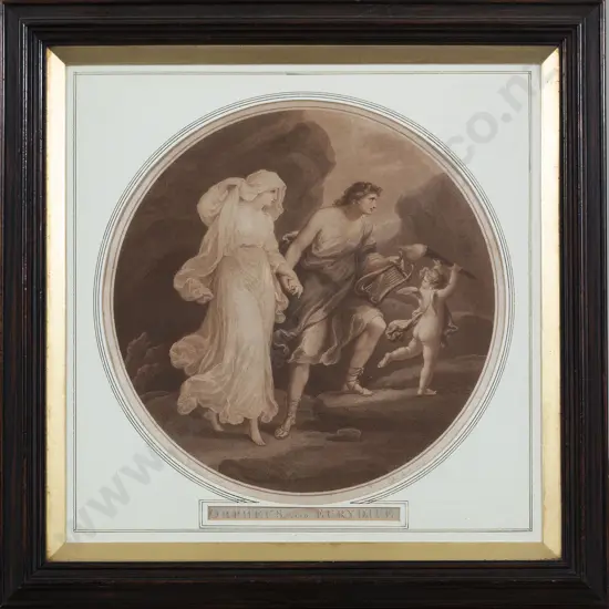 After Angelica Kauffman - Orpheus and Eurydice