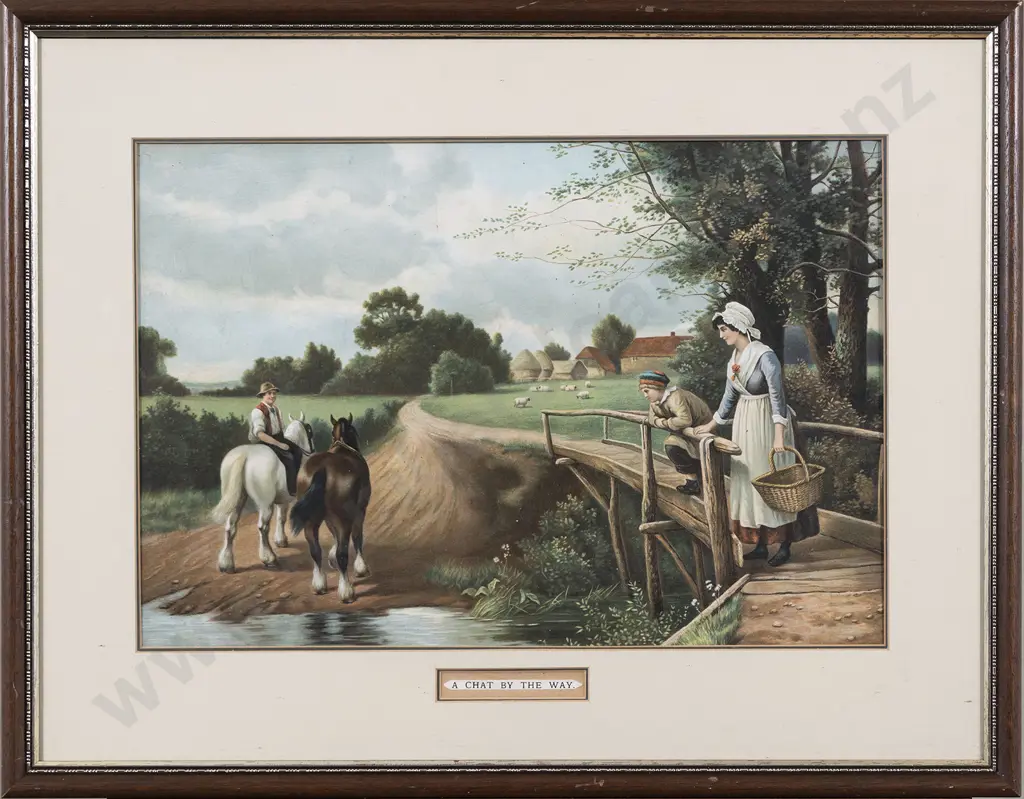 Two Pear's Rustic English Landscape Prints Image 1++