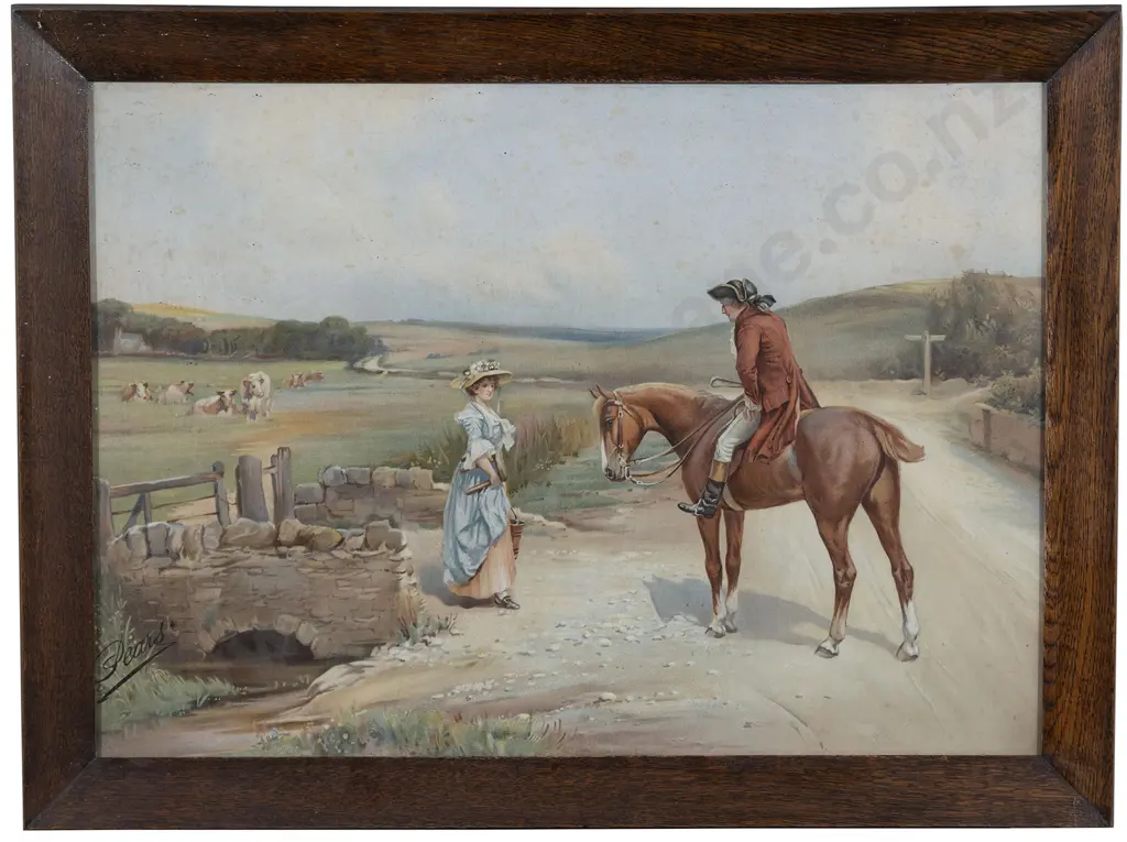 Two Pear's Rustic English Landscape Prints Image 1++