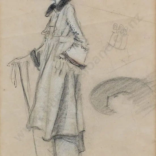 Early C20th Fashion Sketch