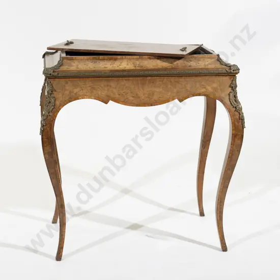 Victorian Burr Walnut Jardiniere Table