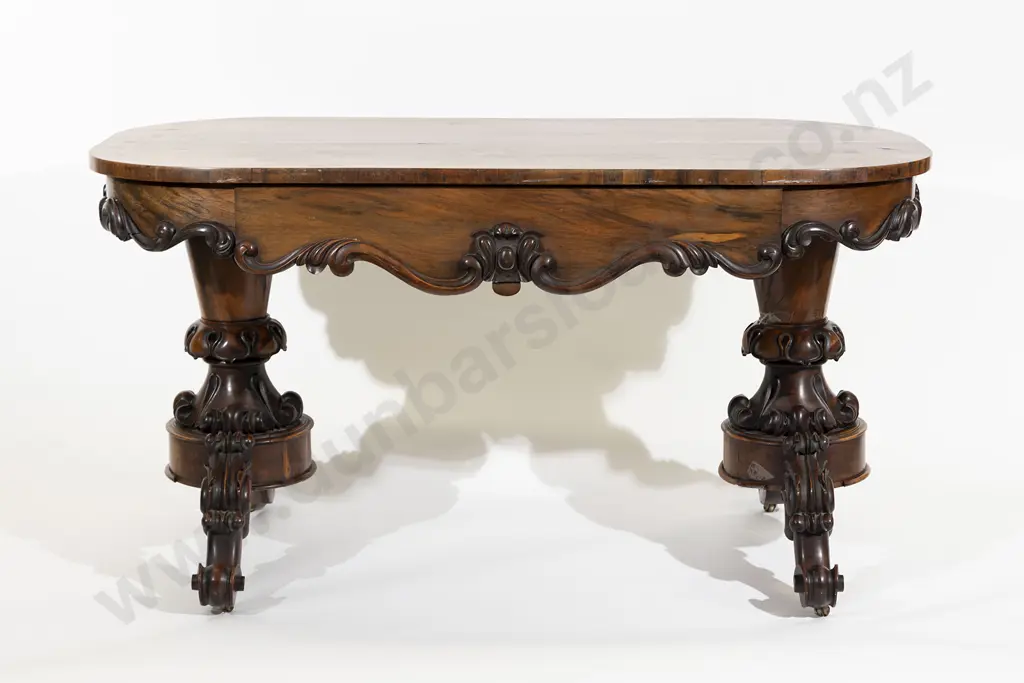 Early Vict Faded Rosewood Centre Table Image 1++