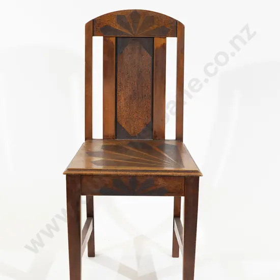 Early C20th NZ Rimu Hall Chair