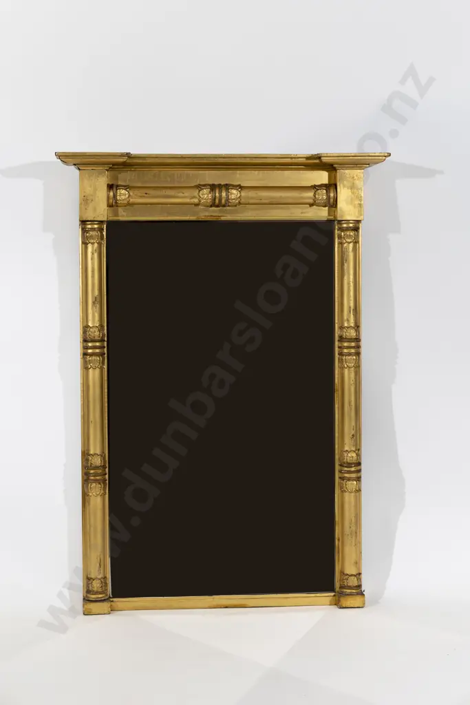 Regency Parcel Gilt Inverted Breakfront Pier Glass Image 1++