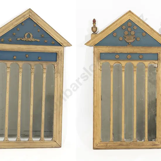 Two Matched C19th French Chateau Console Mirrors