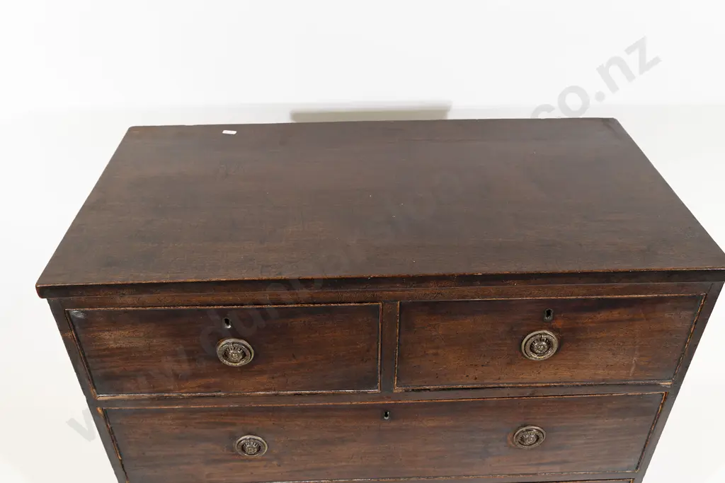 Regency Mahogany Flat Front Chest Image 1++