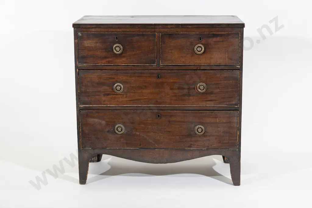 Regency Mahogany Flat Front Chest Image 1++