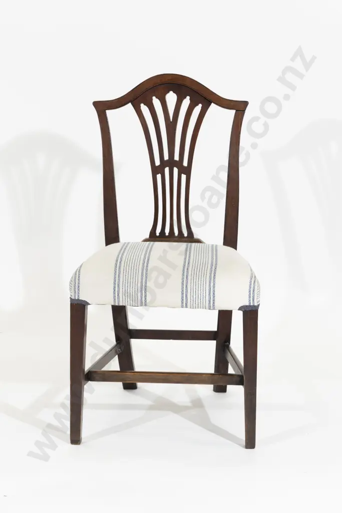 Geo III Mahogany Side Chair Image 1++