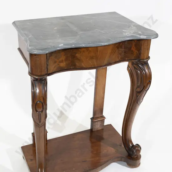 Early Victorian Flame Mahogany Console Table