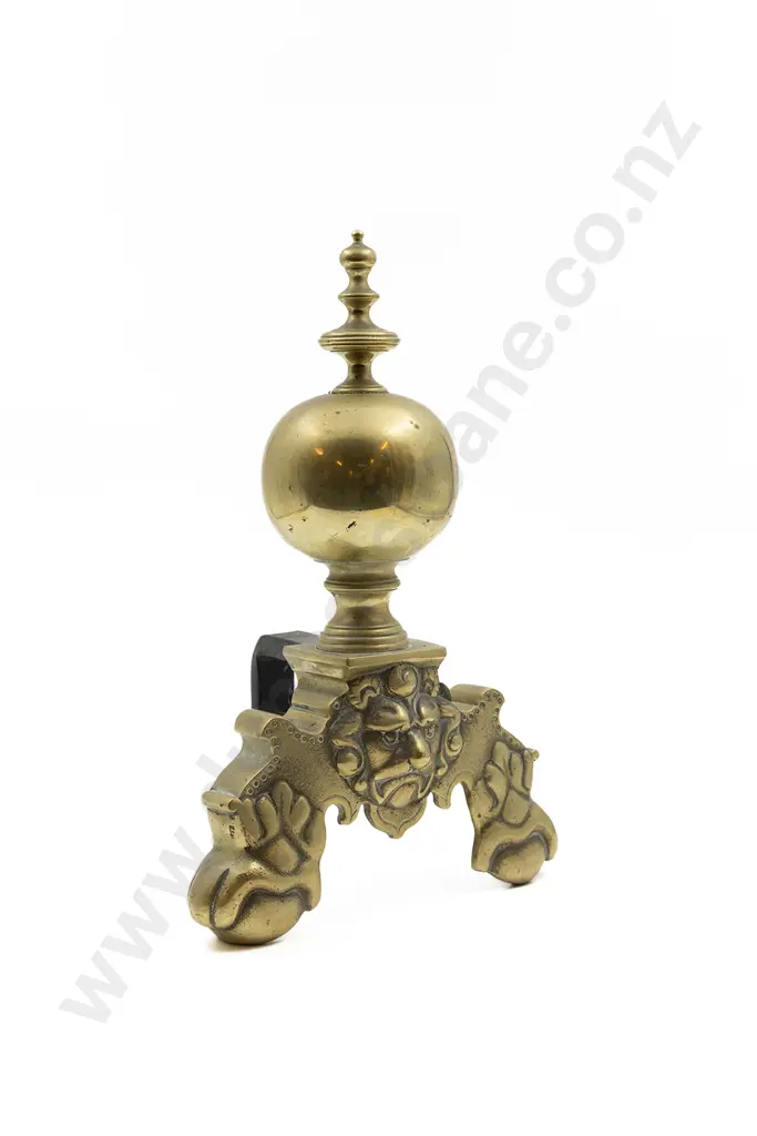 Late C19th Single Brass And Iron Image 1++