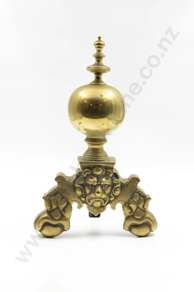 Late C19th Single Brass And Iron Image 1++