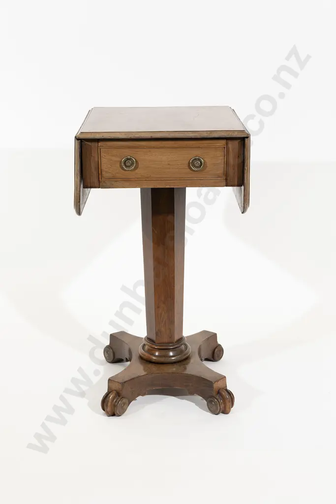 WMIV Faded Mahogany Work Table Image 1++