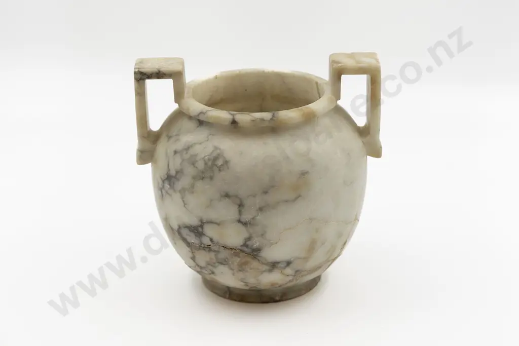 Late C19th Alabaster Urn Image 1++