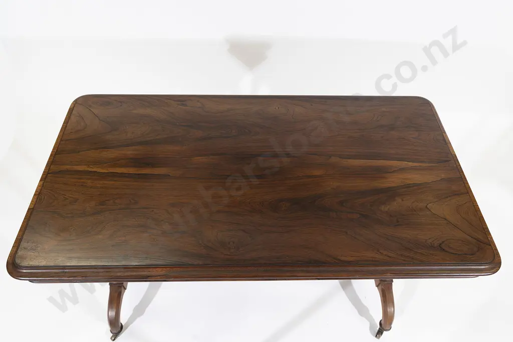 Early Victorian Rosewood Centre Table Image 1++