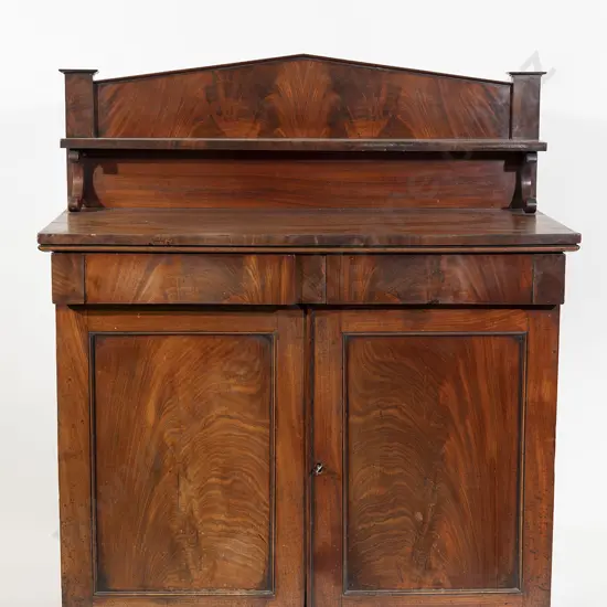 WMIV Plain Mahogany Small Proportion Chiffonier