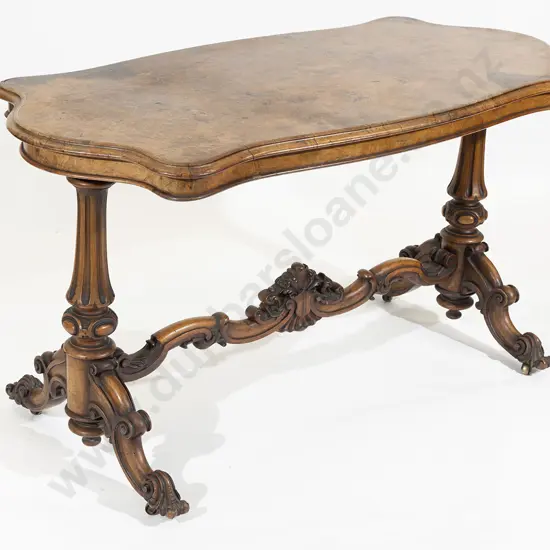 Victorian Figured Walnut Centre Table