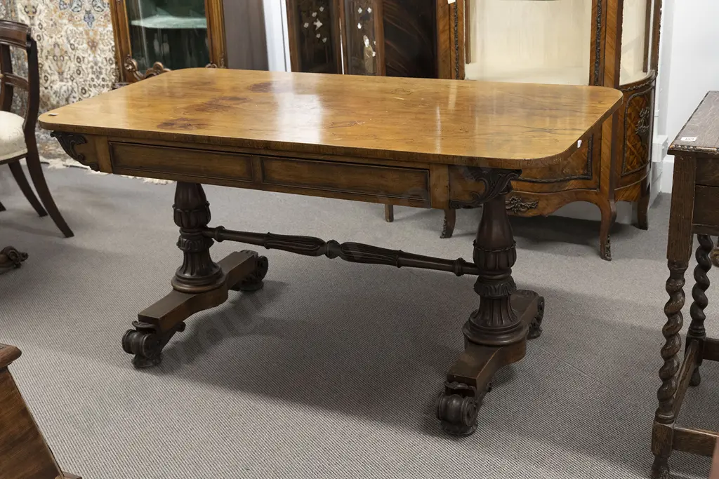 WMIV Faded Rosewood Side Table Image 1++