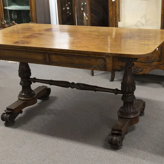 WMIV Faded Rosewood Side Table