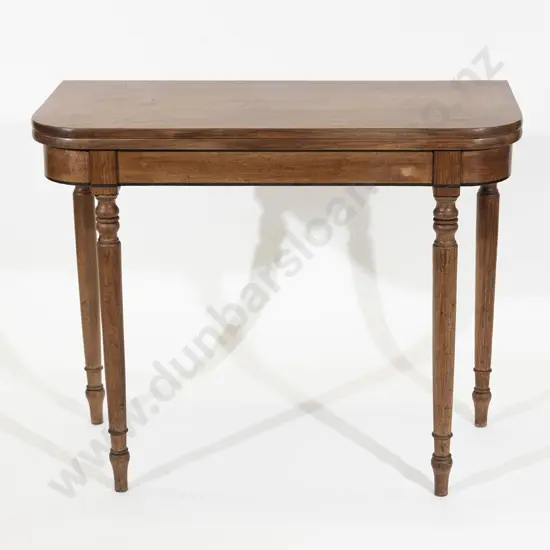Regency Mahogany Foldover Card Table
