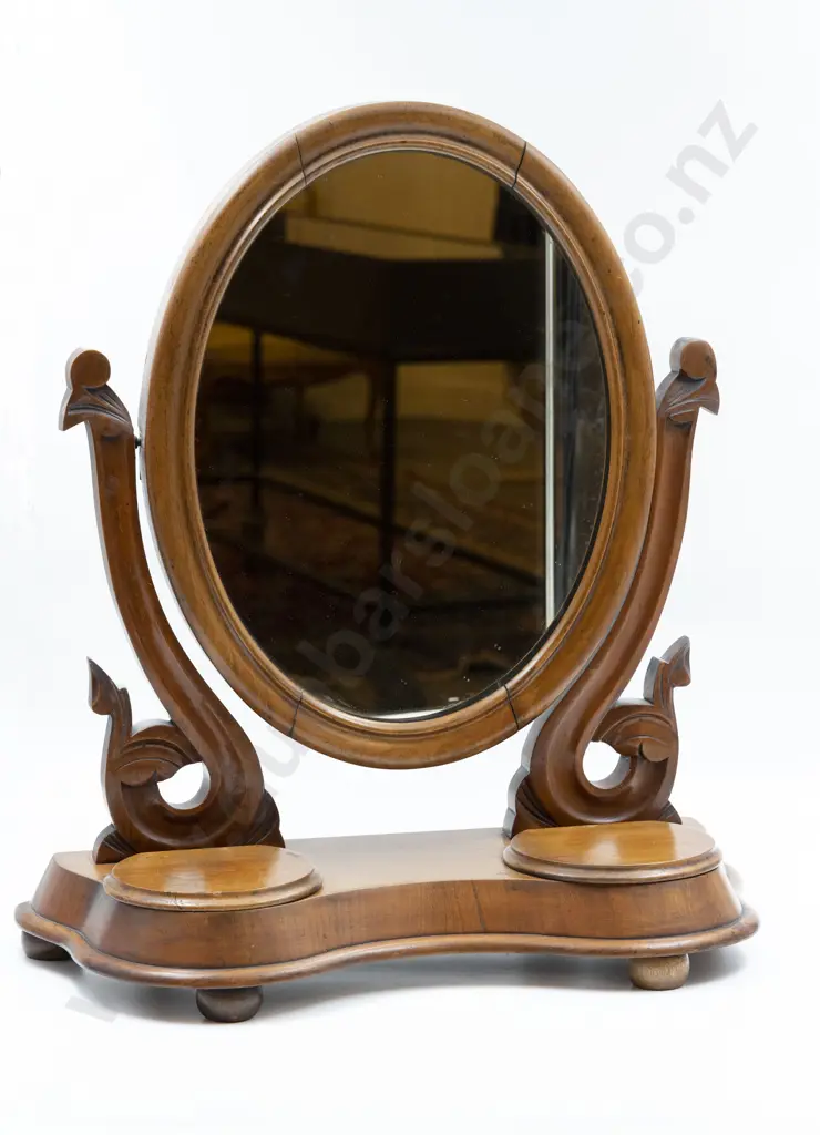 Victorian Mahogany Toilet Swing Mirror Image 1++