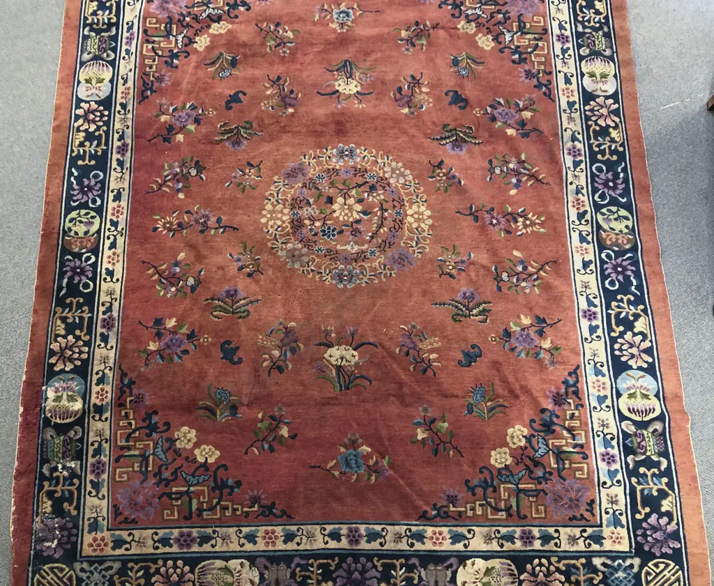 Antique Chinese Carpet Image 1++
