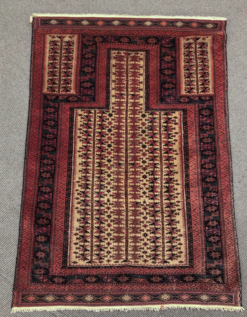 Afghan Prayer Rug Image 1++