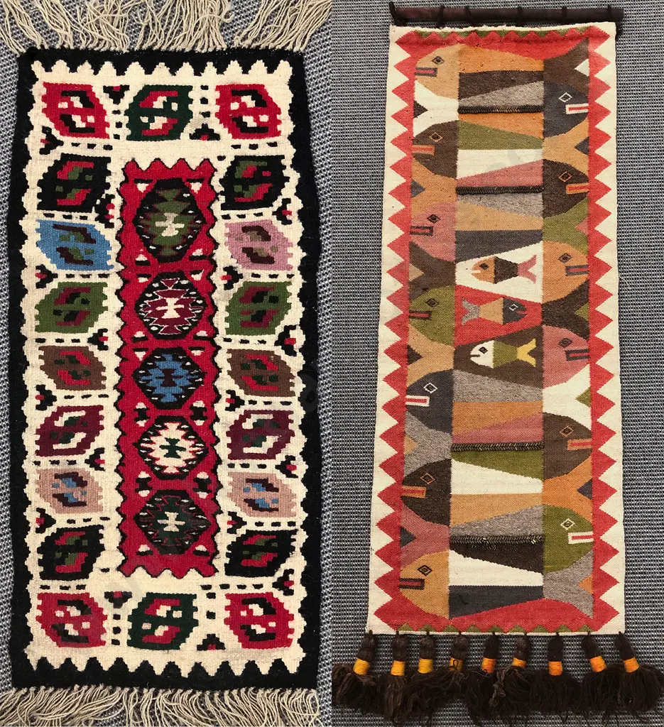 kilim Wall Hanging and Mat Image 1++