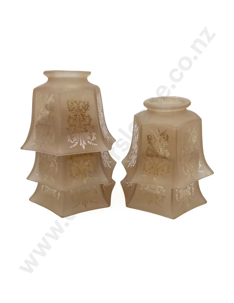 Five Glass Light Shades Image 1++