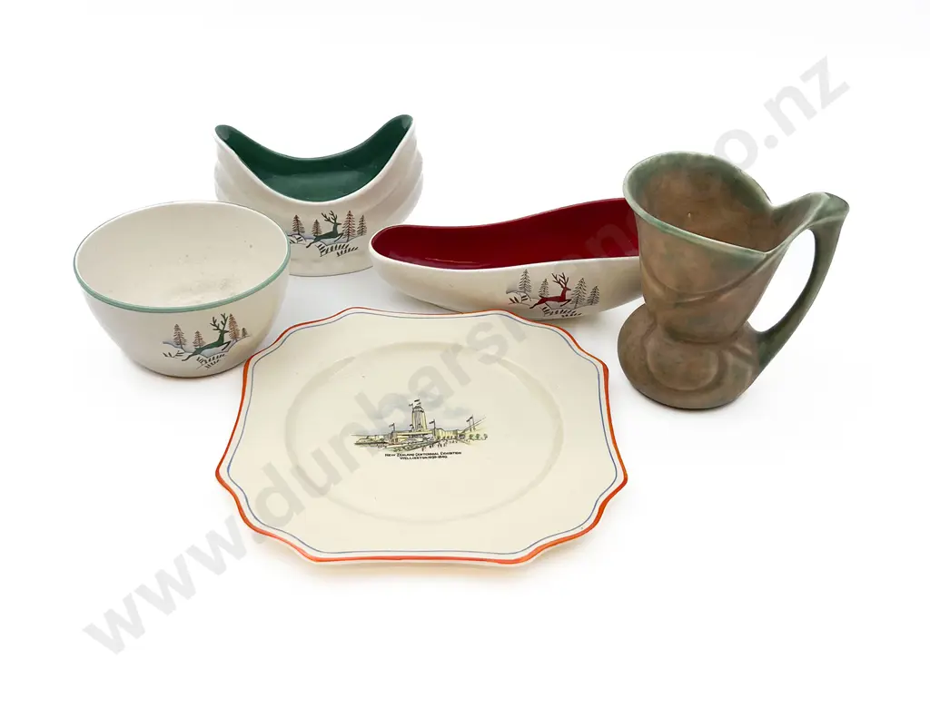 Four Pieces of Assorted Crown Devon and Plate Image 1++