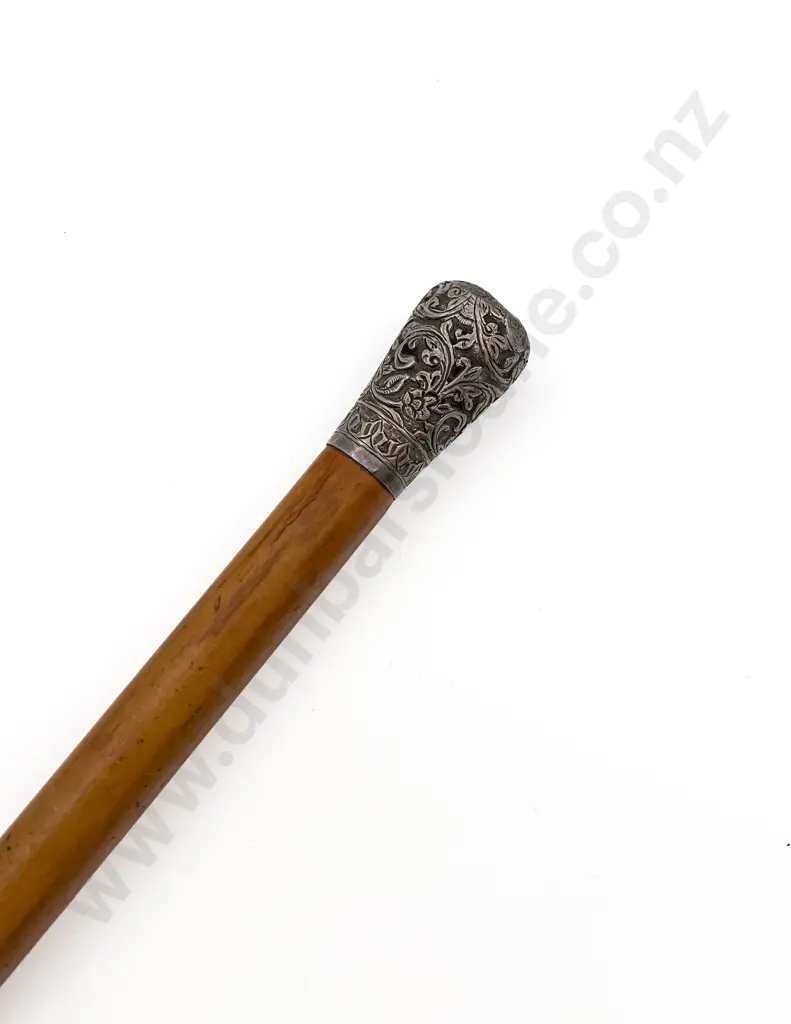 Silver Topped Walking Stick Image 1++