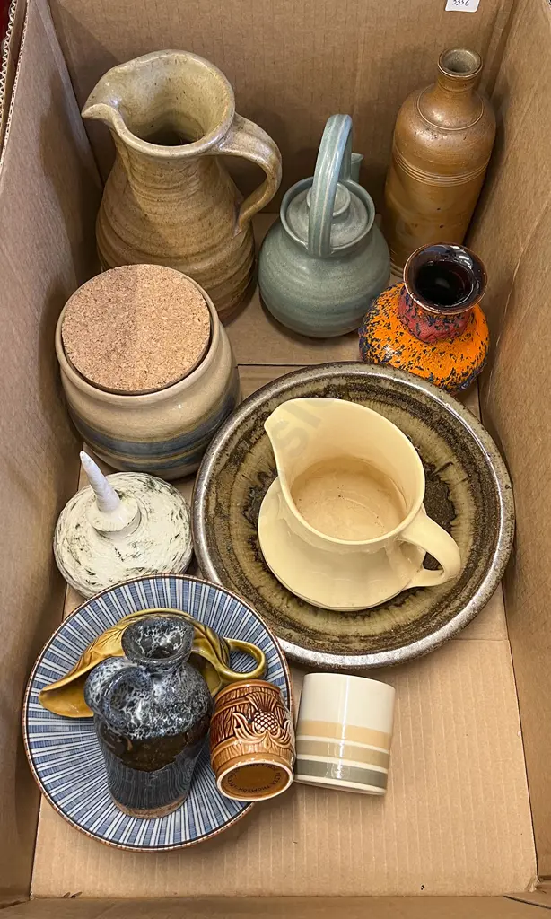 Box of Assorted Pottery and Stoneware Image 1++