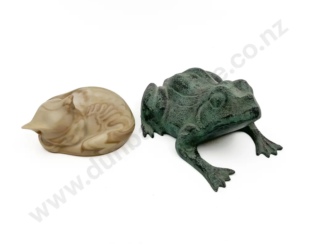 Frog Ornament and Cat Ornament Image 1++