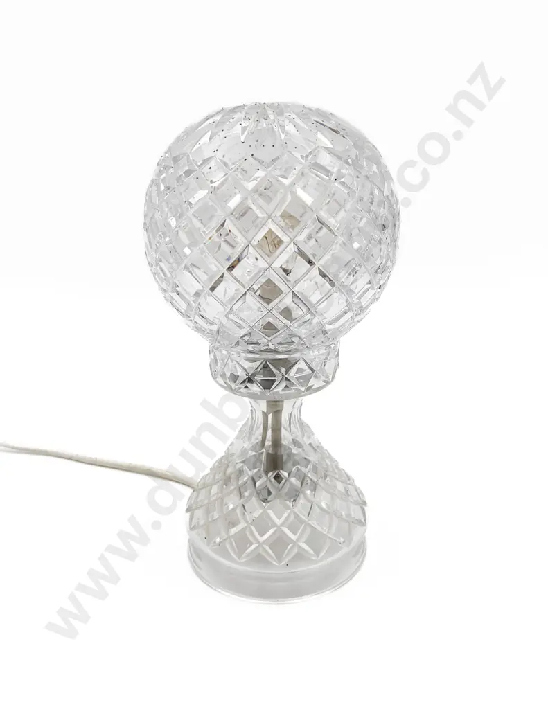 Crystal Table Lamp and Shade Image 1++